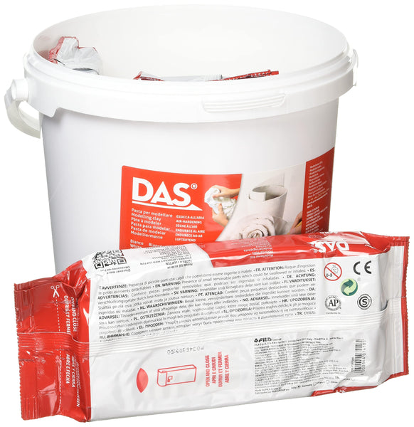 DAS Terracotta Air-Hardening 500g Modelling Clay, For Professionals & Hobbyists