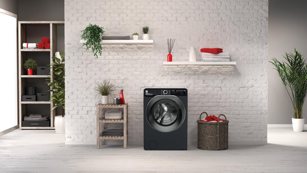 Hoover H-WASH 500 10kg Freestanding Washing Machine, 1400 RPM, A Rated, ECO‑Power Inverter Motor, hOn App, 60 Programmes, Care Dose, Power Care System, White, 60x59x85 cm ‑ HW 410AMC/1-80