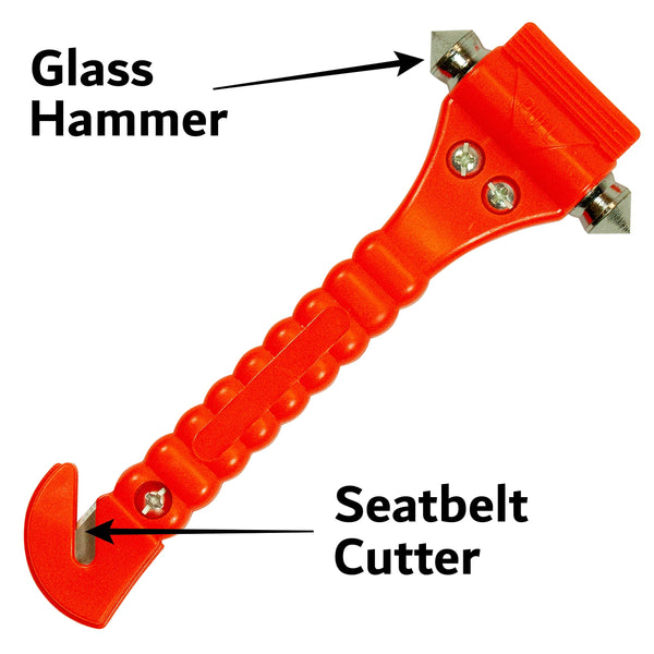 AA Vehicle Breakdown Safety Kit Plus AA5618 – Tyre Inflator, Warning Triangle, Tow Rope, Hi-Vis Vest, Torch, Glass Hammer, Booster Cables, Storage Bag