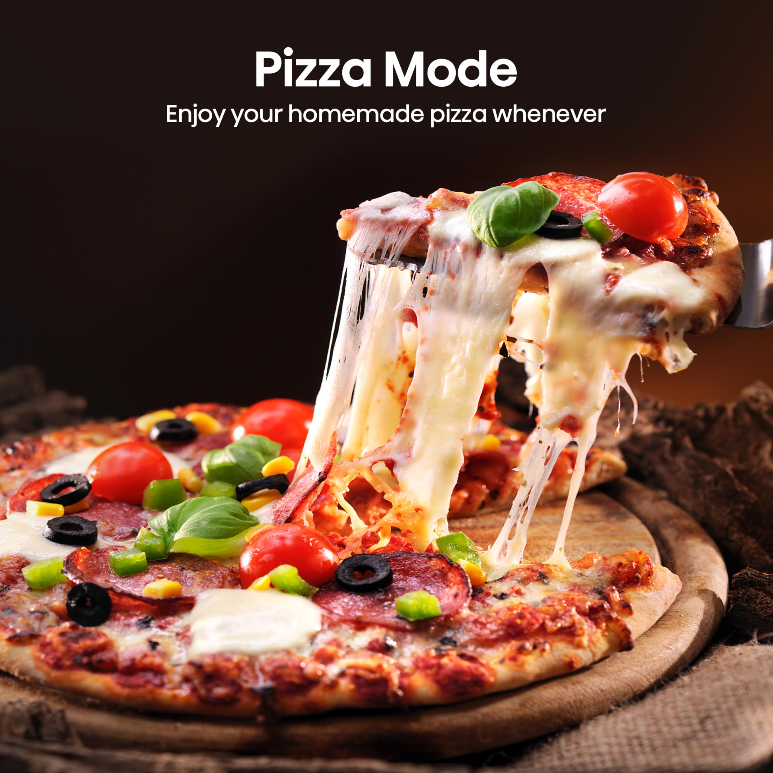 Hisense BI64211PB 77 Litre Built In Electric Single Oven With Pyrolytic Cleaning, Pizza Mode, Multiphase Cooking- Black 22x23x23 inches (LxWxH) - A+ Rated, Extra Large