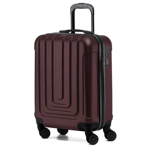 Flight Knight Premium Lightweight Suitcase - Built-in TSA Lock - 8 Spinner Wheels - ABS Hard Shell Check in Highly Durable Luggage - Medium - 67x45x26cm