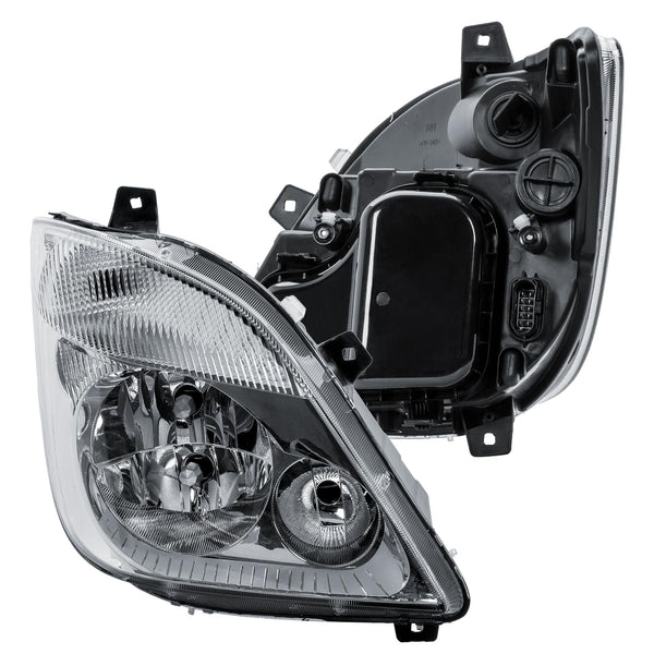 Replacement Driver Right Side O/S Headlight Head Lamp Electric Adjustment No Fog Light for Mercedes Sprinter 906 2006-2013