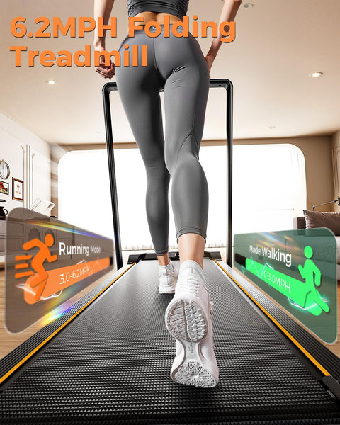 BestGod Walking Pad, 2.5-HP Quiet Under Desk Treadmill, Portable with LED Display, 150KG Capacity, Treadmill for Home/Office, Remote Control