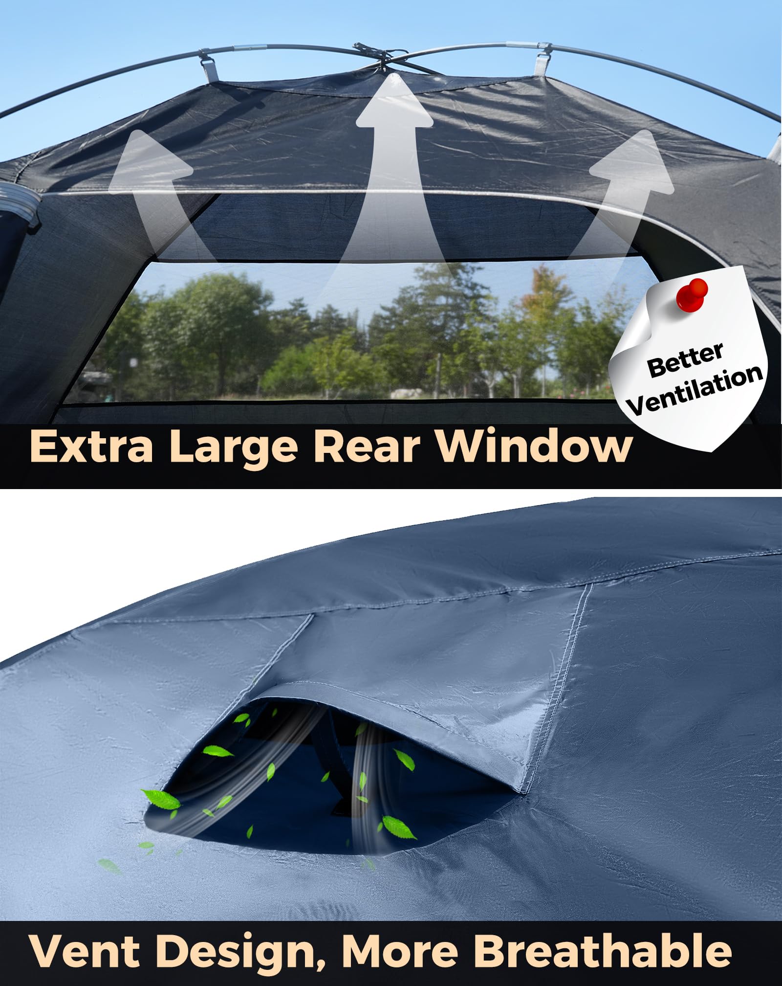 KingCamp Camping Tent for 4 Man, Ultralight Waterproof Dome Tent, Compact and Backpack-Friendly, Ideal Tent for Camping, Trekking and Outdoors