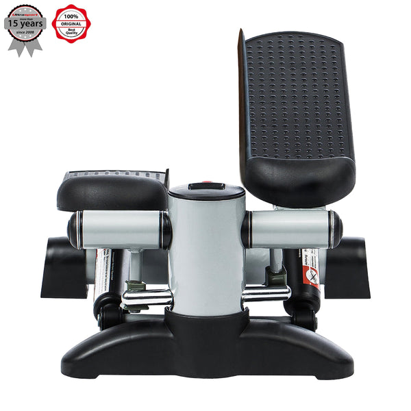 Ultrasport Swing Stepper, home trainer stepper with training computer, up-down stepper for beginners and advanced users, small and compact stepper,