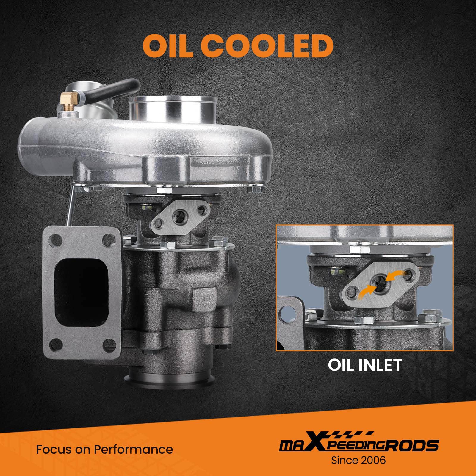 maXpeedingrods Universal Turbo Oil Line Kits Feed Line AN10 & Return Line kits T3 T4 T04E T3T4 T70 GT28