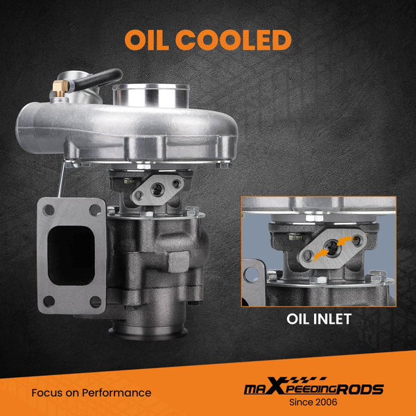 maXpeedingrods Universal Turbo Oil Line Kits Feed Line AN10 & Return Line kits T3 T4 T04E T3T4 T70 GT28