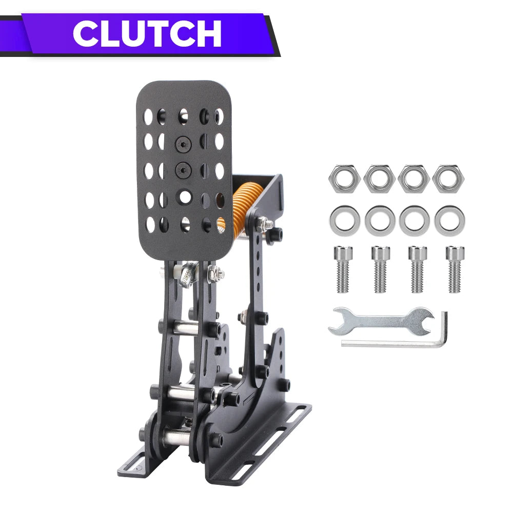 SimRuito Sim Racing Pedals Simulator Cockpit Metal material For PC 200KGLoad cell Driving Simulator ﻿
