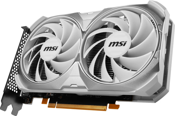 MSI GeForce RTX 4060 VENTUS 2X WHITE 8G OC Gaming Graphics Card - 8GB GDDR6X, PCI Express Gen 4, 128-bit, 3x DP v 1.4a, HDMI 2.1a (Supports 4K & 8K HDR)