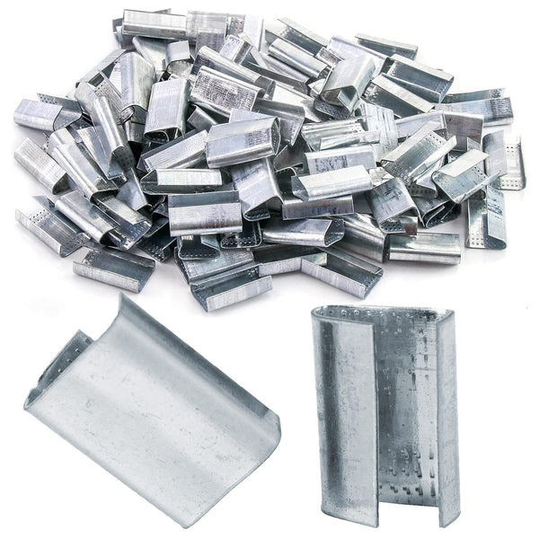 Complete Hand Pallet Packaging Strapping Kit with Tools, 200m PP Band, Metal Seals, and Edge Protectors for Secure Packing