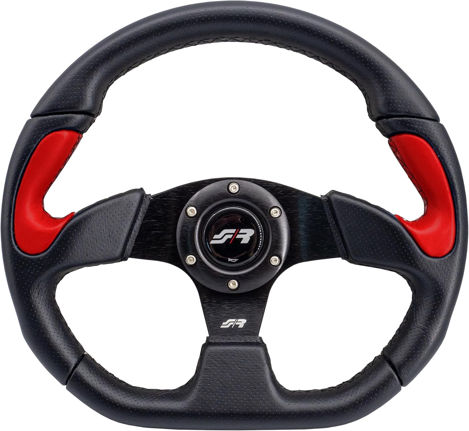 Simoni Racing X2330PUN/PR Universal Steering Wheel, Red