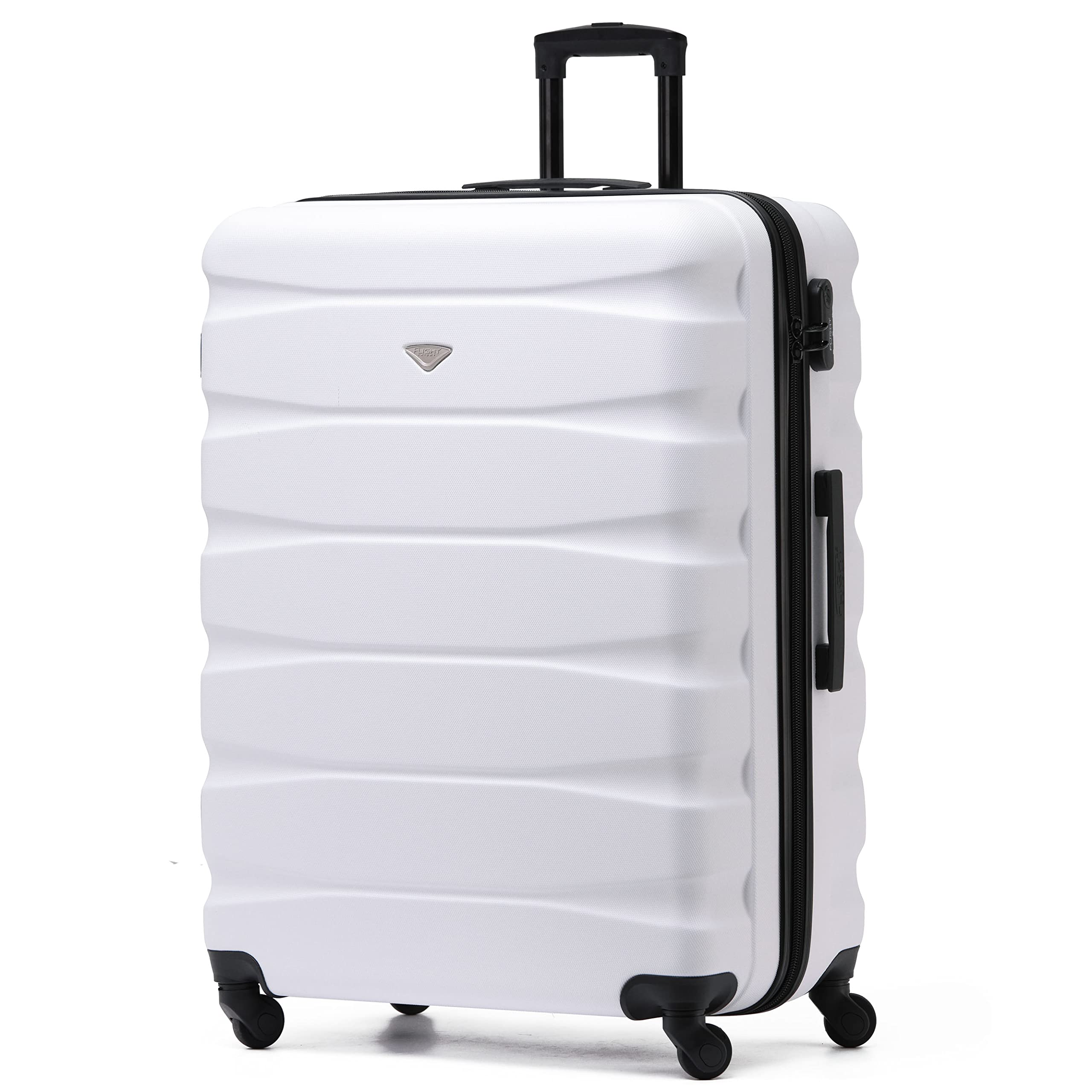 Flight Knight Set of 3 Lightweight 4 Wheel ABS Hard Case Suitcases Cabin & Hold Luggage Options Approved for Over 100 Airlines Including easyJet, British Airways, Ryanair, Jet2 & Many More