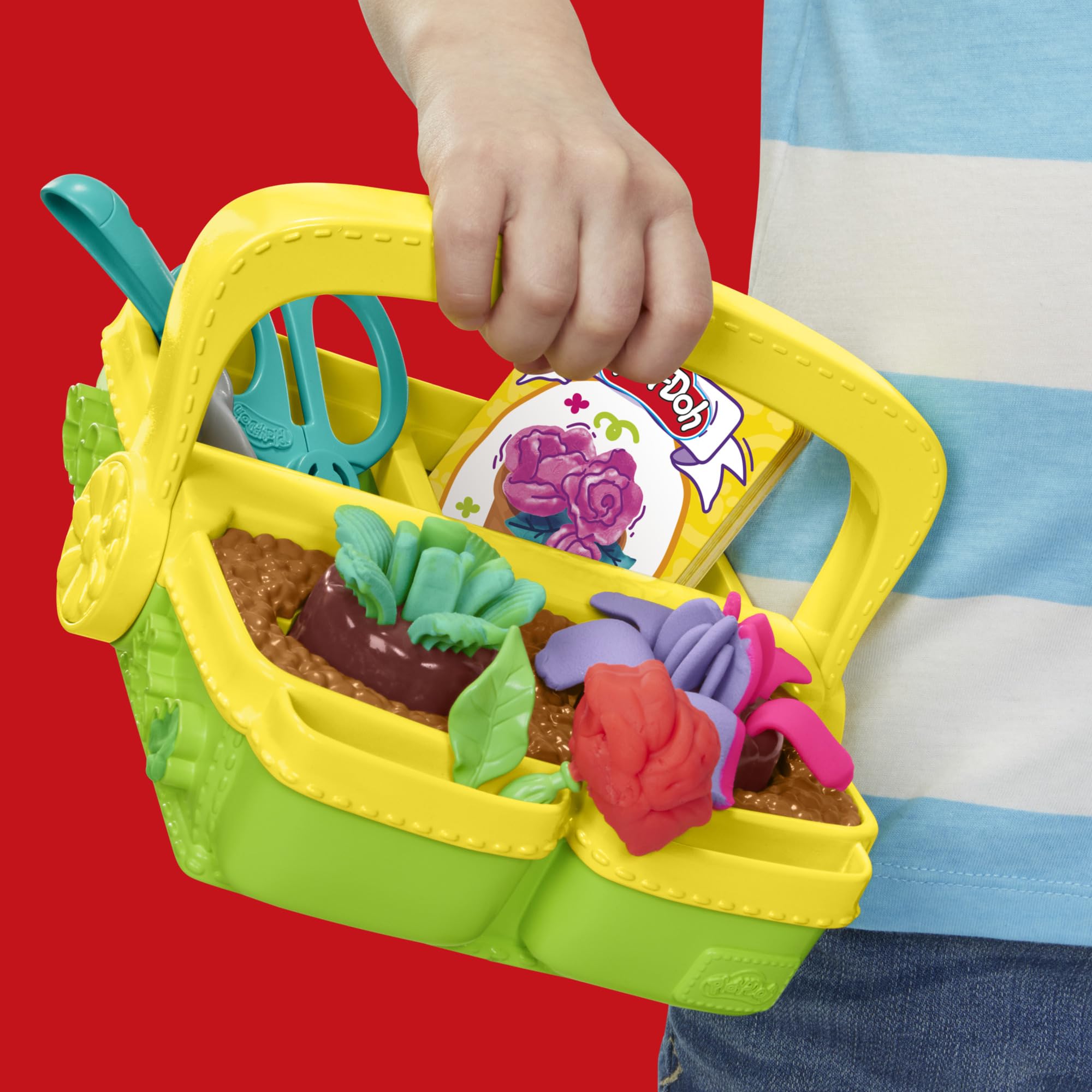 Play-Doh Blooming Flowers Playset, Creative Crafts for Toddlers, Arts and Crafts