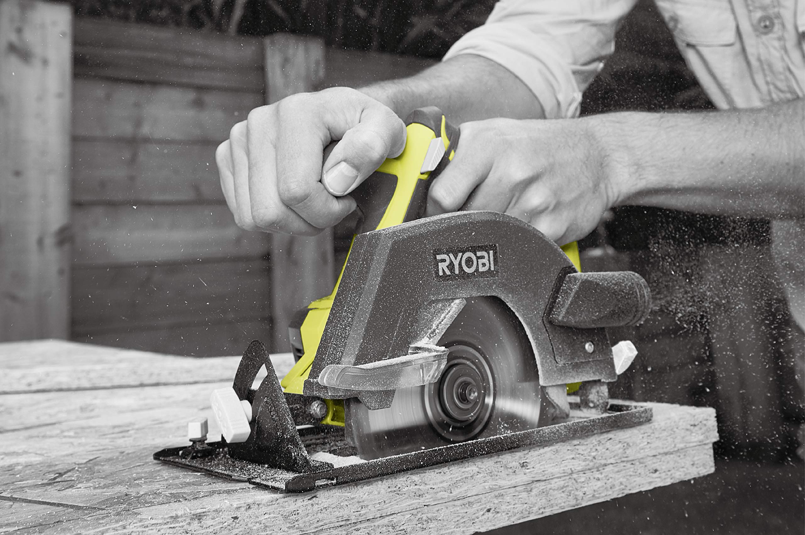 Ryobi R18CSP-0 18V ONE+ Cordless 150mm Circular Saw (Bare Tool), Yellow