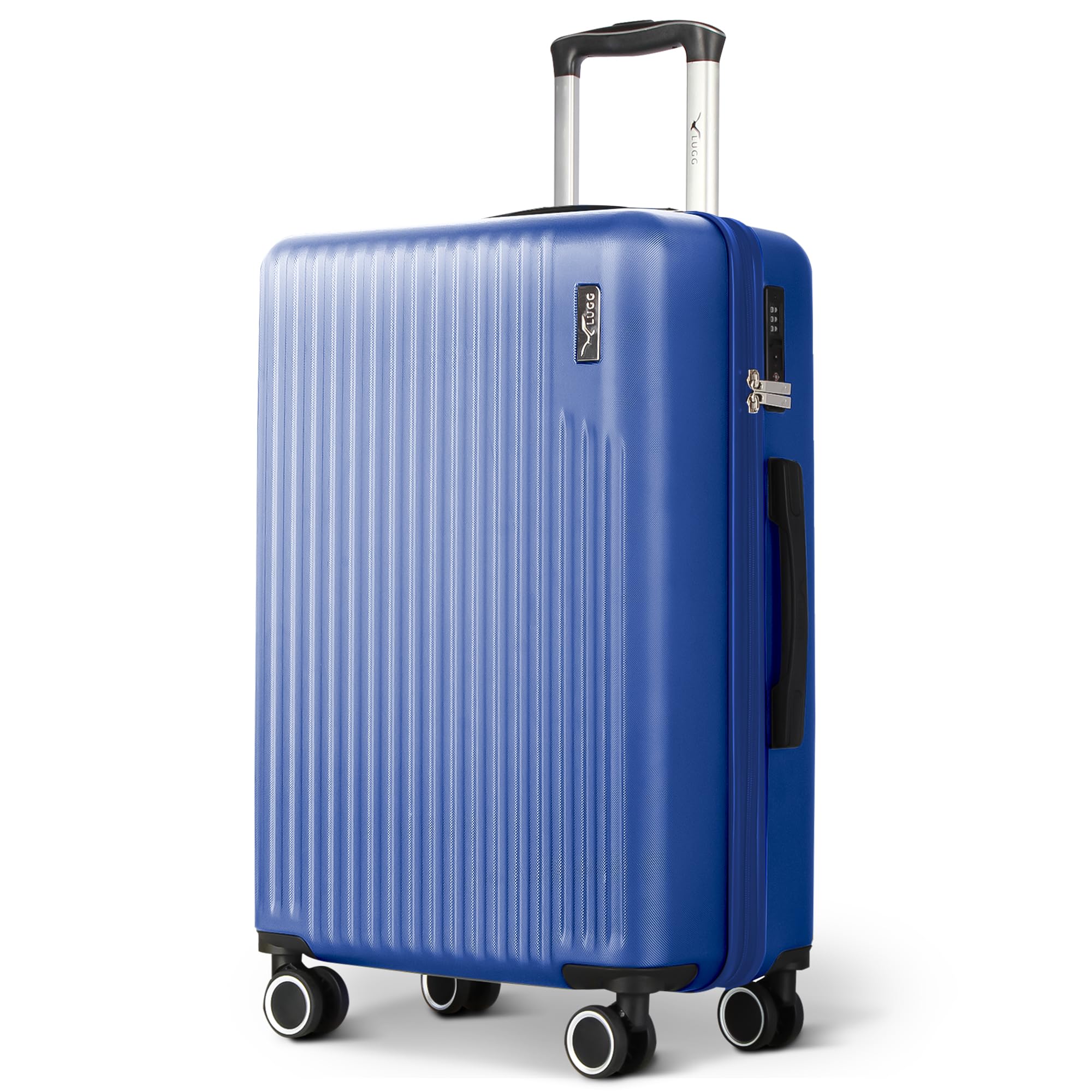 LUGG 15 Inch Vacay Cabin Case - 45x36x20 cm, Airline Approved Carry On Suitcase, ABS Lightweight Suitcase, Water Resistant Hard Suit Case with 360° Spinner Wheels, Carry On Bag with TSA Indent Lock