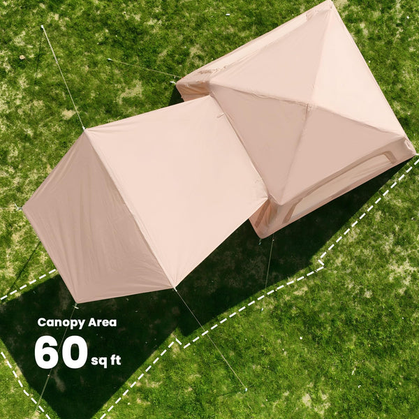 Ytaoeo Inflatable Tent Outdoor camping tent Inflatable camping tent made of waterproof Oxford fabric Air glamping tents for 4 seasons campings