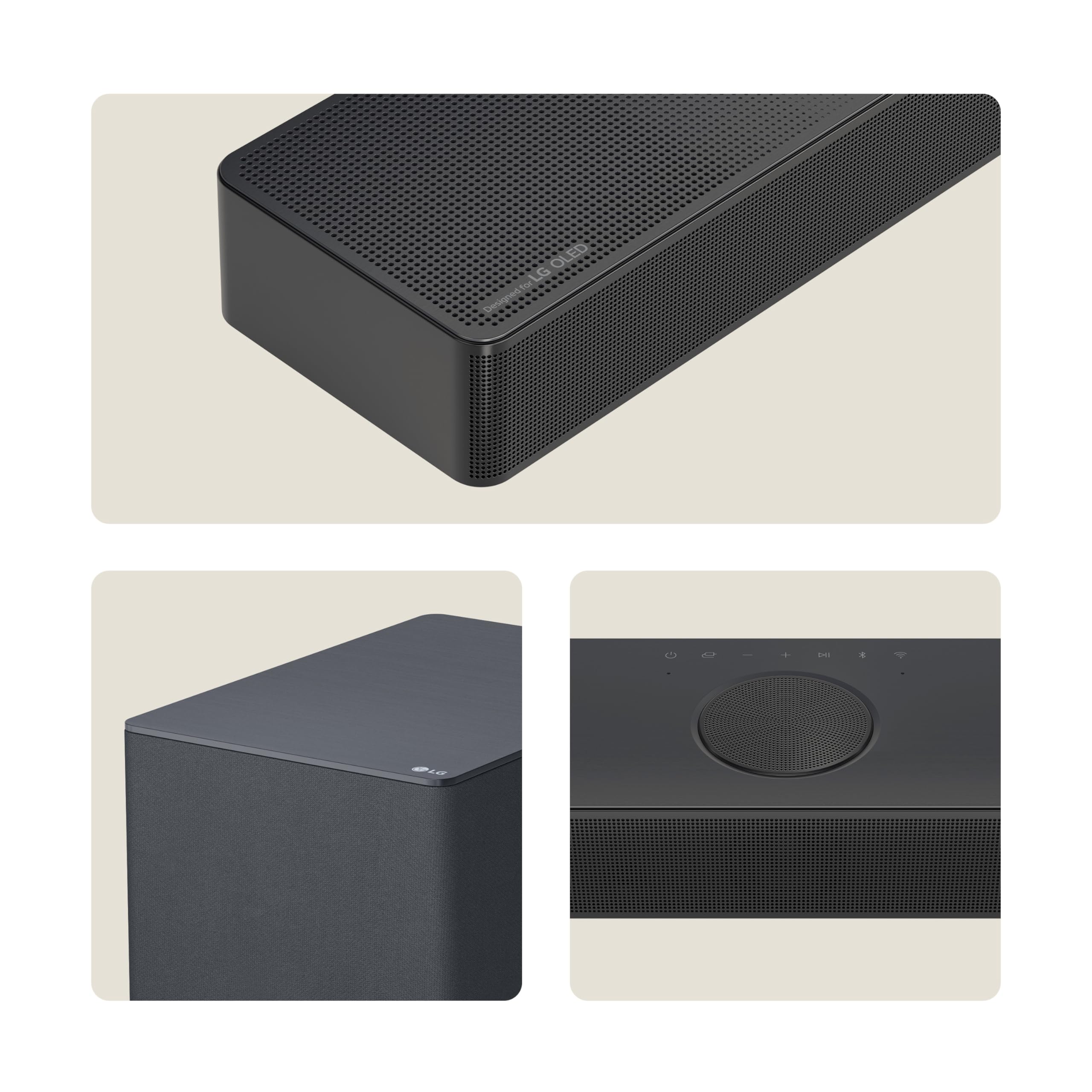 LG USC9S Bluetooth Soundbar for TV with Dolby Atmos & Wireless Subwoofer 3.1 channel