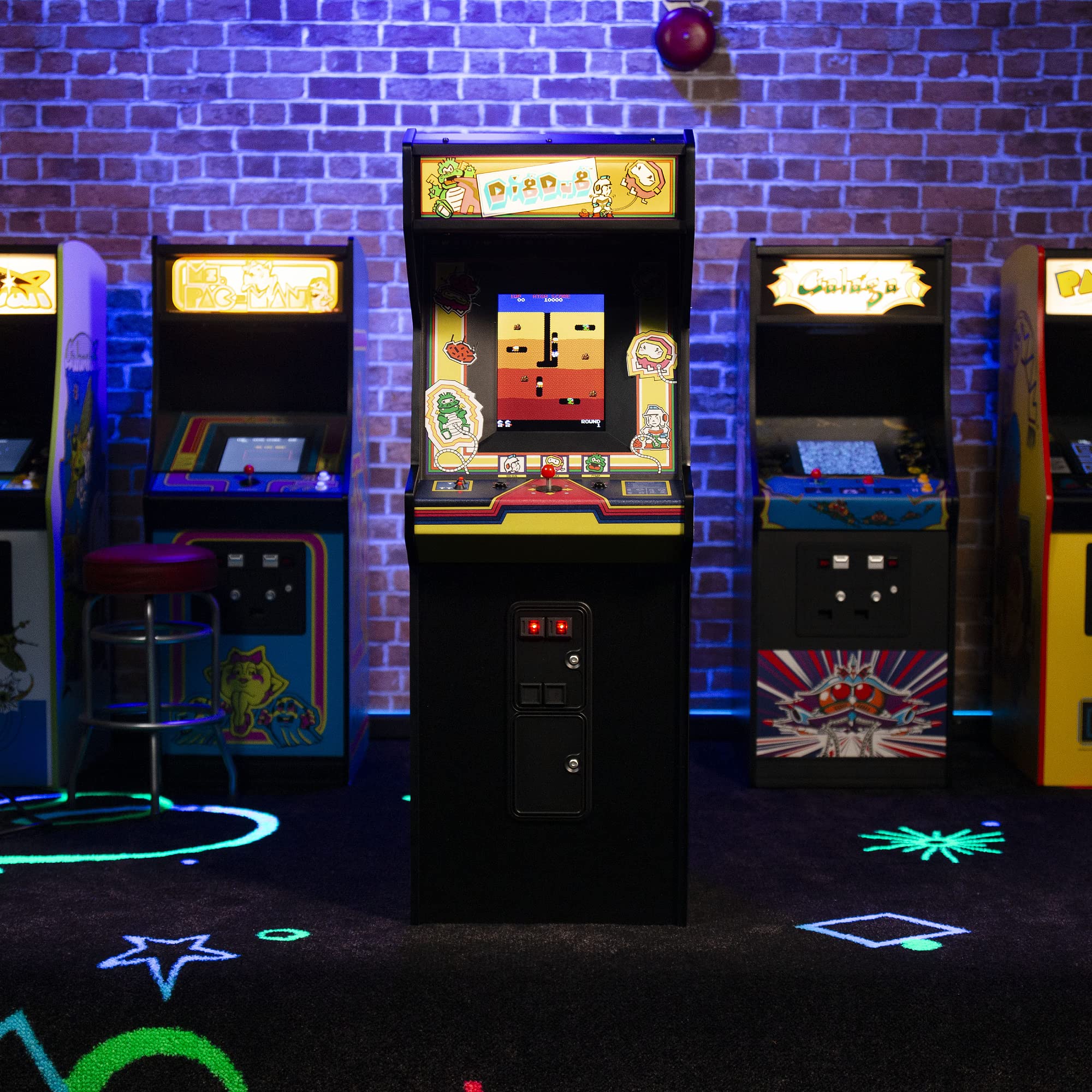 Numskull Quarter Arcades Teenage Mutant Ninja Turtles Collector's Edition Mini Arcade - 1/4 Scale Authentic Wooden Replica, Original ROM, Rechargeable Battery & 3W Speakers for Retro Enthusiasts