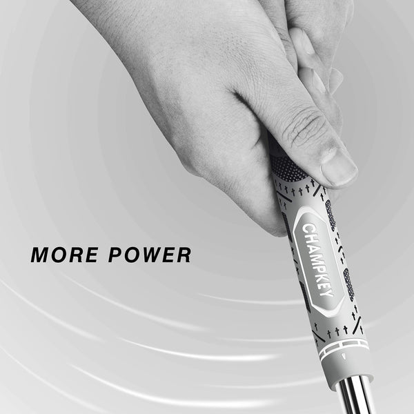 Champkey Premium Hybrid Golf Grips 13 Pack | All Weather Performance Golf Club Grips | Choose Between 13 Grips with 15 Tapse and 13 Grips with All