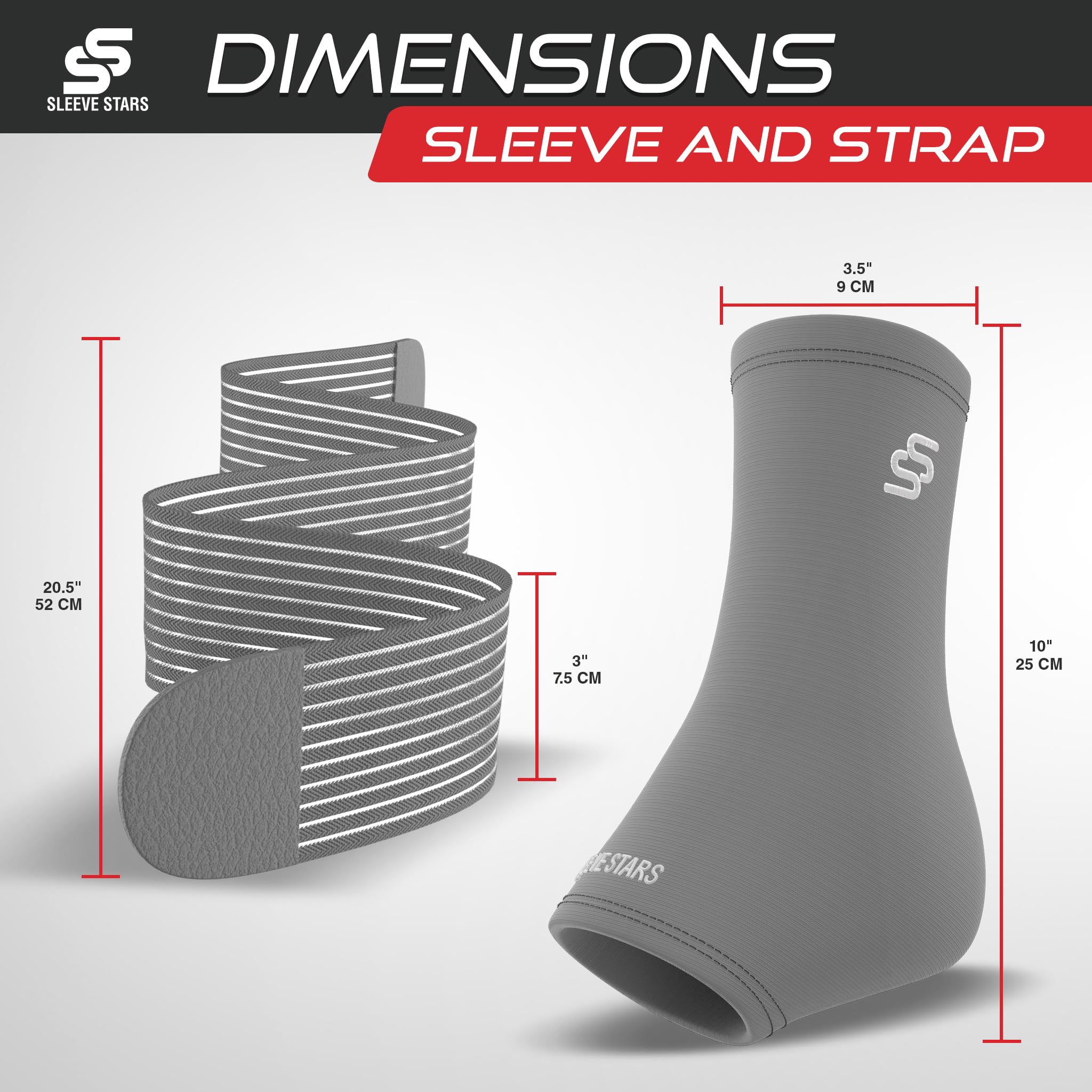 Sleeve Stars Ankle Brace for Sprained Ankle, Plantar Fasciitis Relief Ankle Support for Women & Men, Ankle Compression Sleeve w/Strap, Achilles Tendonitis Brace, Foot Brace Wrap (Single/Hot Pink)