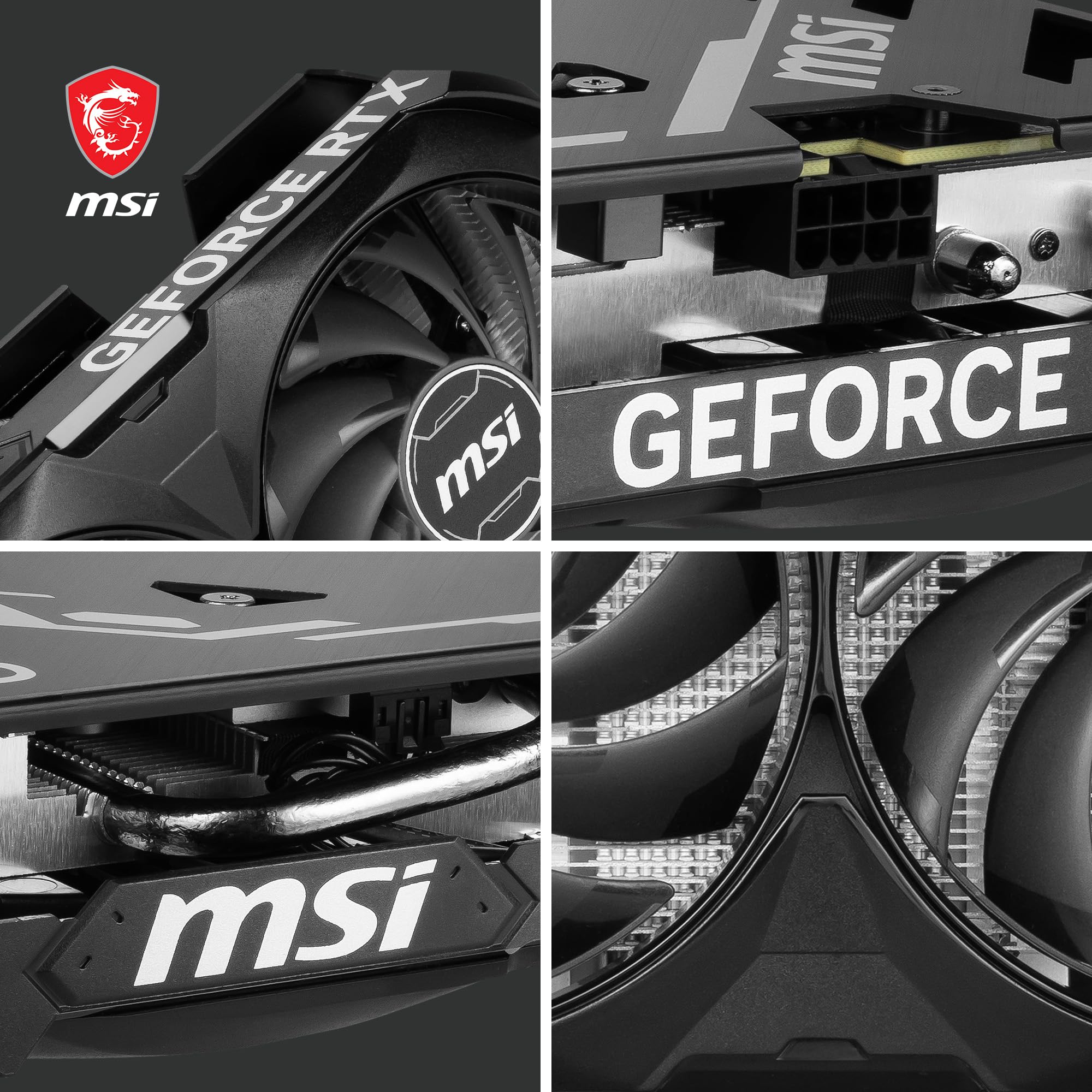 MSI GeForce RTX 4060 VENTUS 2X WHITE 8G OC Gaming Graphics Card - 8GB GDDR6X, PCI Express Gen 4, 128-bit, 3x DP v 1.4a, HDMI 2.1a (Supports 4K & 8K HDR)