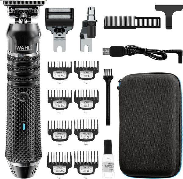 Wahl Pro Series High Visibility Trimmer, Close Cutting Blade, Lithium-Ion, Waterproof Beard Trimmer, Grooming Kit, Interchangeable Heads, Professional, Cordless, Close Cutting