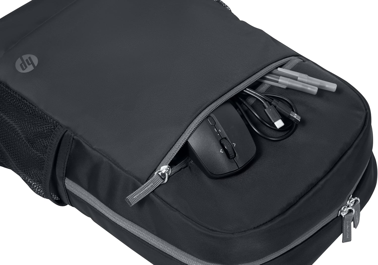 HP 15.6-Inch Laptop Backpack | Padded Laptop Compartment, Comfortable, Durable, Lightweight and Water-Resistant | Water-Bottle Pocket | Padded Shoulder Straps | Responsibly Made