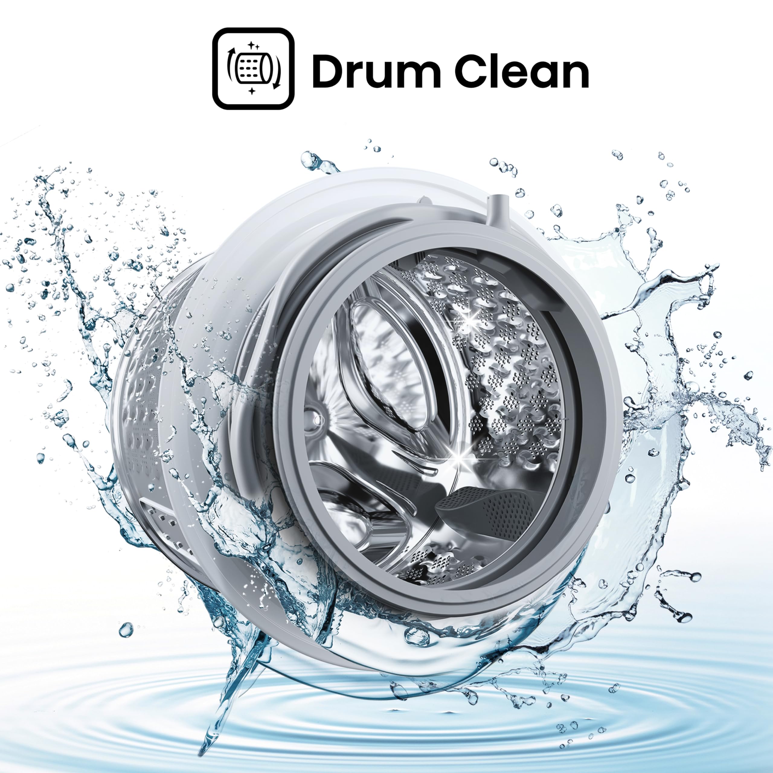 Hisense 3 Series WFQA9014EVJM Freestanding 9 KG Front Load Washing Durable Inverter Machine Steam Wash Quick Wash 15 Washing Programs 1400 RPM White- Energy Rating A