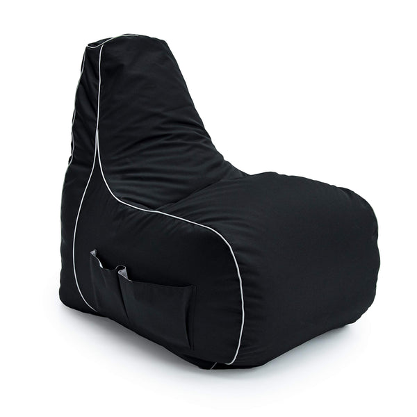 Game Over Lich Blade Video Gaming Bean Bag Chair | Indoor Living Room | Side Pockets for Controllers | Headset Holder | Ergonomic Design for the Dedicated Gamer