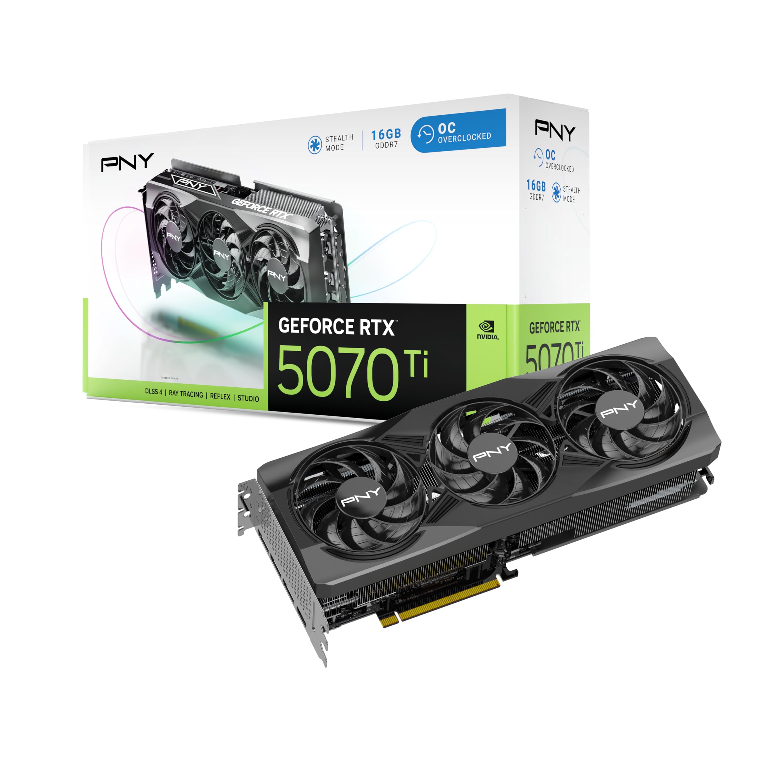 PNY GEFORCE RTX™ 5060 Ti 8GB ARGB Overclocked Triple Fan DLSS 4
