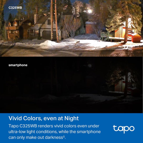 Tapo TC82 KIT 2K 3MP Battery Solar Security Camera Outdoor, Maintenance-free, Colour Night Vision, Outdoor Camera No Monthly Fee, Smart Person Detection, IP65, Works with Alexa & Google