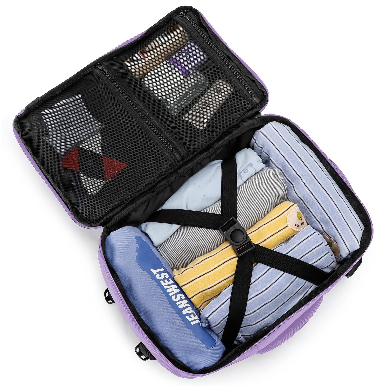 Cabin Bags 40x20x25 for Ryanair Underseat 20L Small Travel Hand Luggage Backpack Carry-ons Bag Cabin Size for Airplanes Flight Bag Travel Rucksack Fit 14 Inch Laptop with USB Charging Port-Black