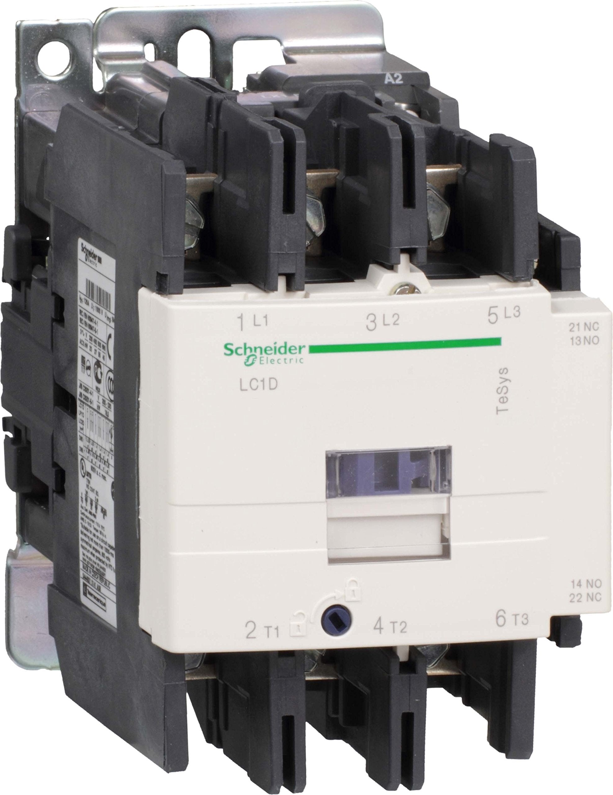 Schneider Electric, TeSys D contactor - 3P(3 NO) - AC-3 - <= 440 V 38 A - 230 V AC 50/60 Hz coil, LC1D38P7