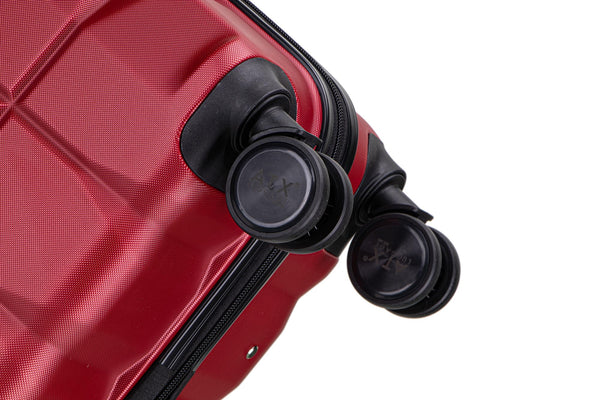 ATX Luggage Suitcase Large on 4 Dual Spinner Wheels Super Lightweight ABS Hard Shell Hold Check in with Built-in TSA Lock (Orange, 110 Liter)