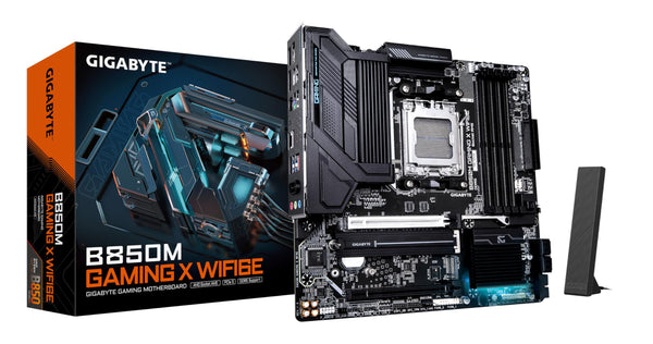 GIGABYTE B850 AORUS ELITE WIFI7 Motherboard - AMD Ryzen 9000 Series CPUs, 14+2+2 Phases Digital VRM, up to 8200MHz DDR5 (OC), 1xPCIe 5.0 + 2xPCIe 4.0 M.2, 2.5 LAN, WIFI 7, USB 3.2 Gen 2x2