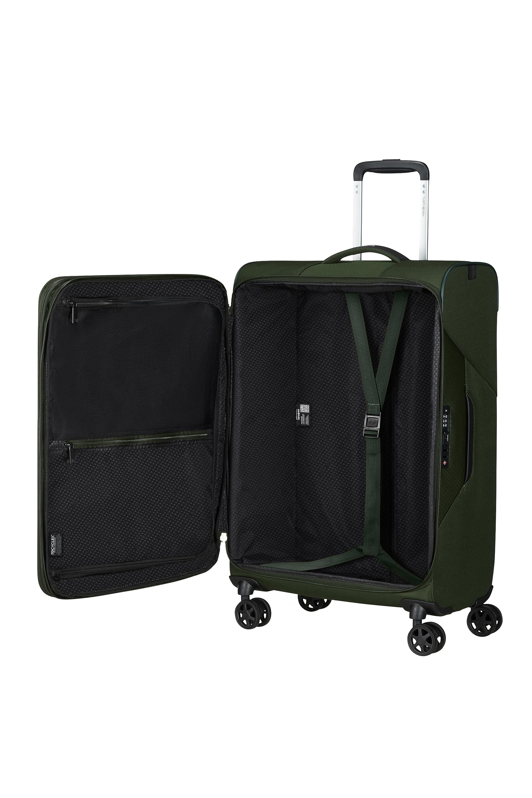 Samsonite Litebeam - Spinner S, Hand Luggage, 55 cm, 39 l, Black (Black)