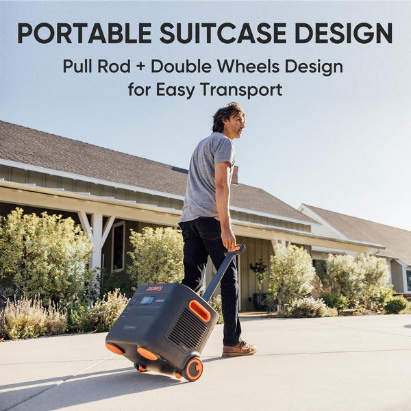 Jackery Portable Power Station Explorer 2000 Plus with 2042.8Wh LiFePO4 Battery 3000W Output, Expandable to 12kWh 3000W, Compatible with Solar Panel for Outdoor RV Camping & Emergency