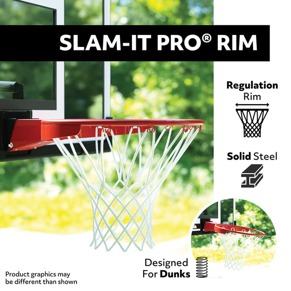 Lifetime 71522 Competition XL Portable Basketball System, 54 Inch Acrylic Backboard