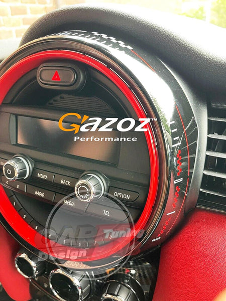 GAZOZ PERFORMANCE 6.5" Interior Center Multimedia Screen Frame Cover for Mini Cooper S F55 F56 F57