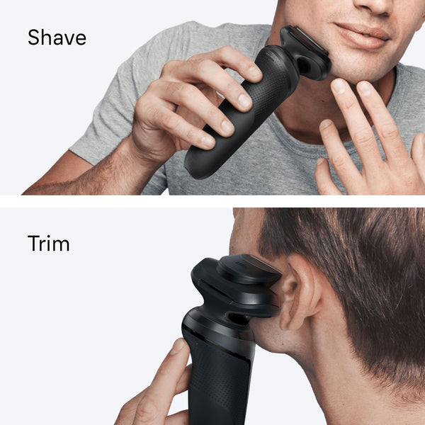 Braun Series 5 Electric Shaver, Up to 50 min, 4in1 SmartCare Center, +1 Attachment, Cordless, Wet & Dry Razor for Men, 100% Waterproof, 52-N7200CC, Black