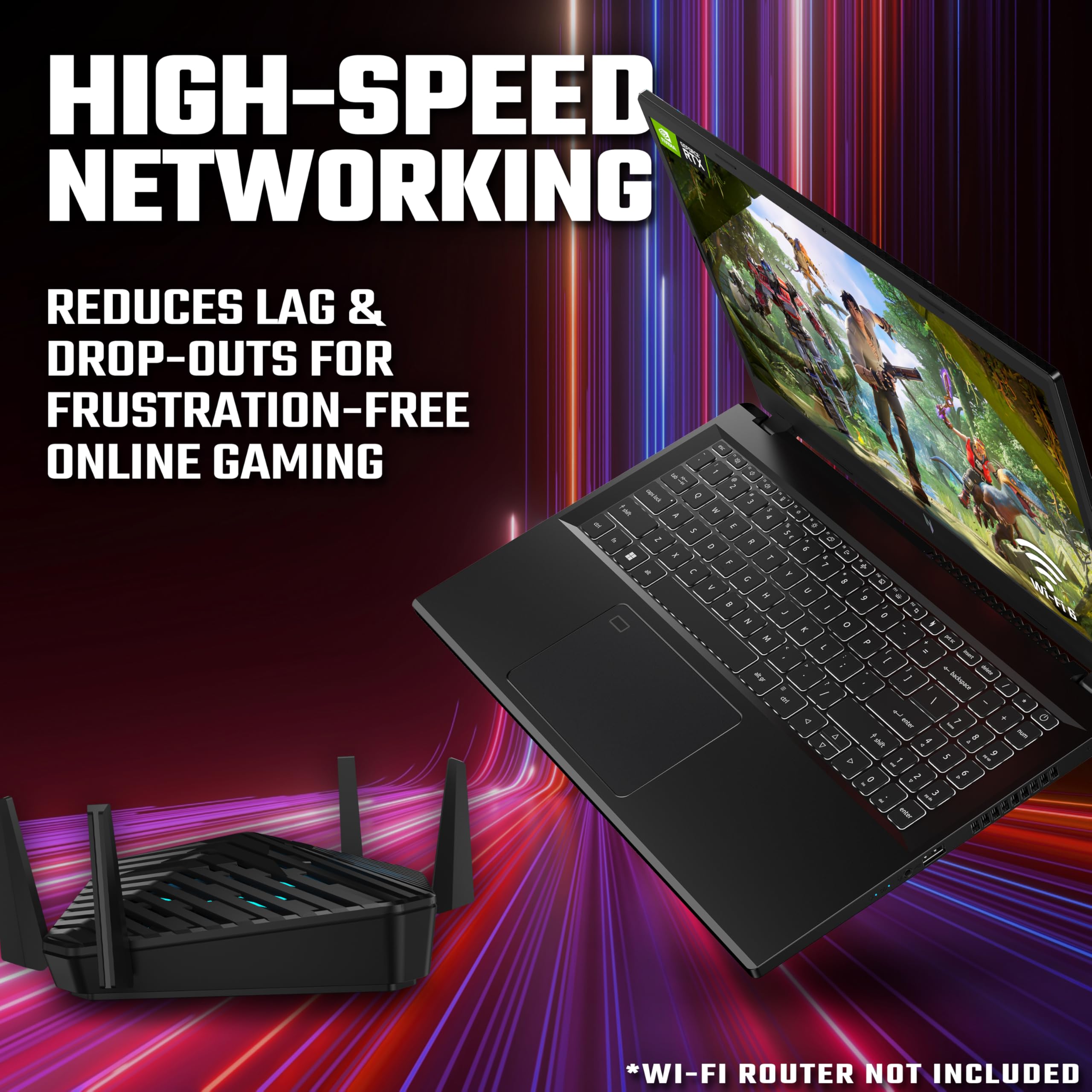 Acer Nitro V16 ANV16-41 Gaming Laptop - AMD Ryzen 7 8845HS, 16GB, 1TB SSD, NVIDIA GeForce RTX 4060, 16" WUXGA 165Hz, Windows 11 , Black