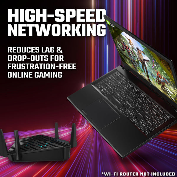 Acer Nitro V 15 ANV15-51 Gaming Laptop - Intel Core i5-13420H, 8GB, 512GB SSD, NVIDIA GeForce RTX 2050 4G, 15.6" Full HD IPS 144Hz, Windows 11, Black