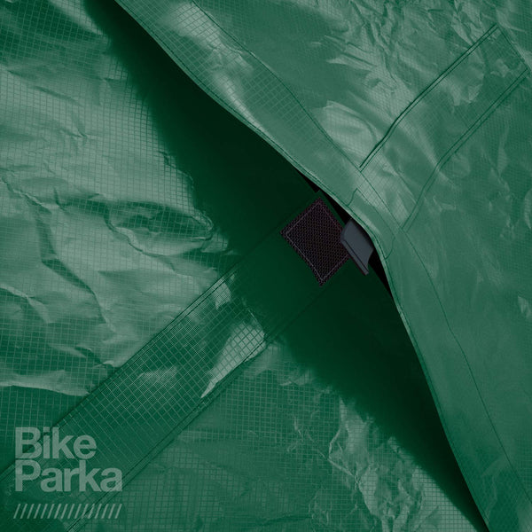 BikeParka URBAN Waterproof Bicycle Cover (FOREST Green)
