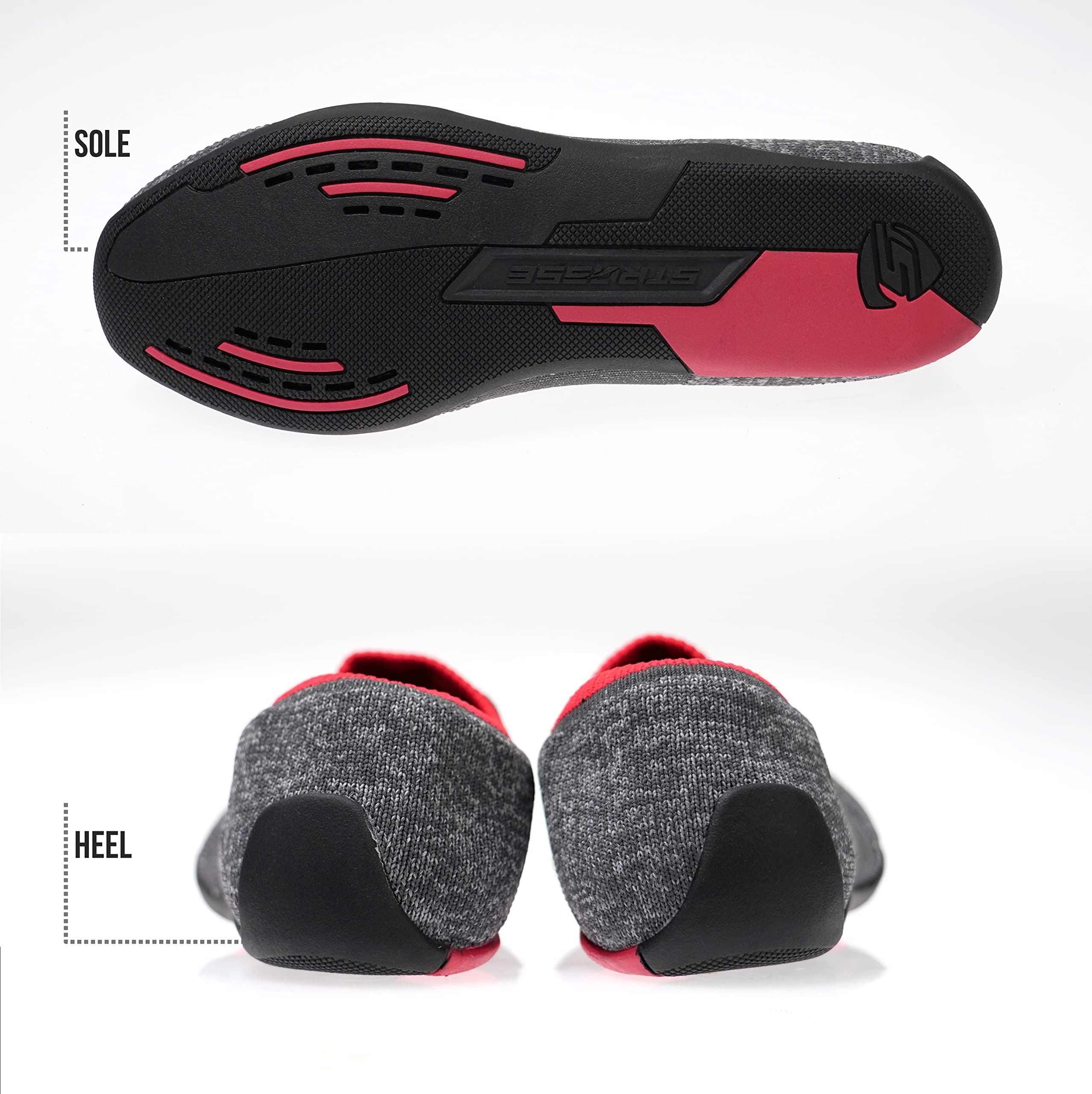 ＳＴＲＡＳＳＥ STRASSE SIM Driving Shoes Racing Shoes Gaming Shoes Grip Comfortable Pedal Work Hankon Steering Wheel Controller Cockpit Racing Game Gran Turismo PS4 PS7 Prestige Red