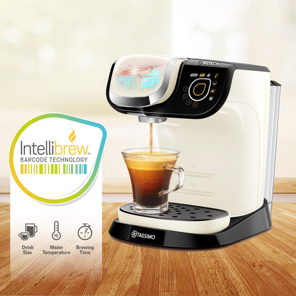 Tassimo My Way 2 TAS6507GB Tassimo Pod Coffee Machine, Cream