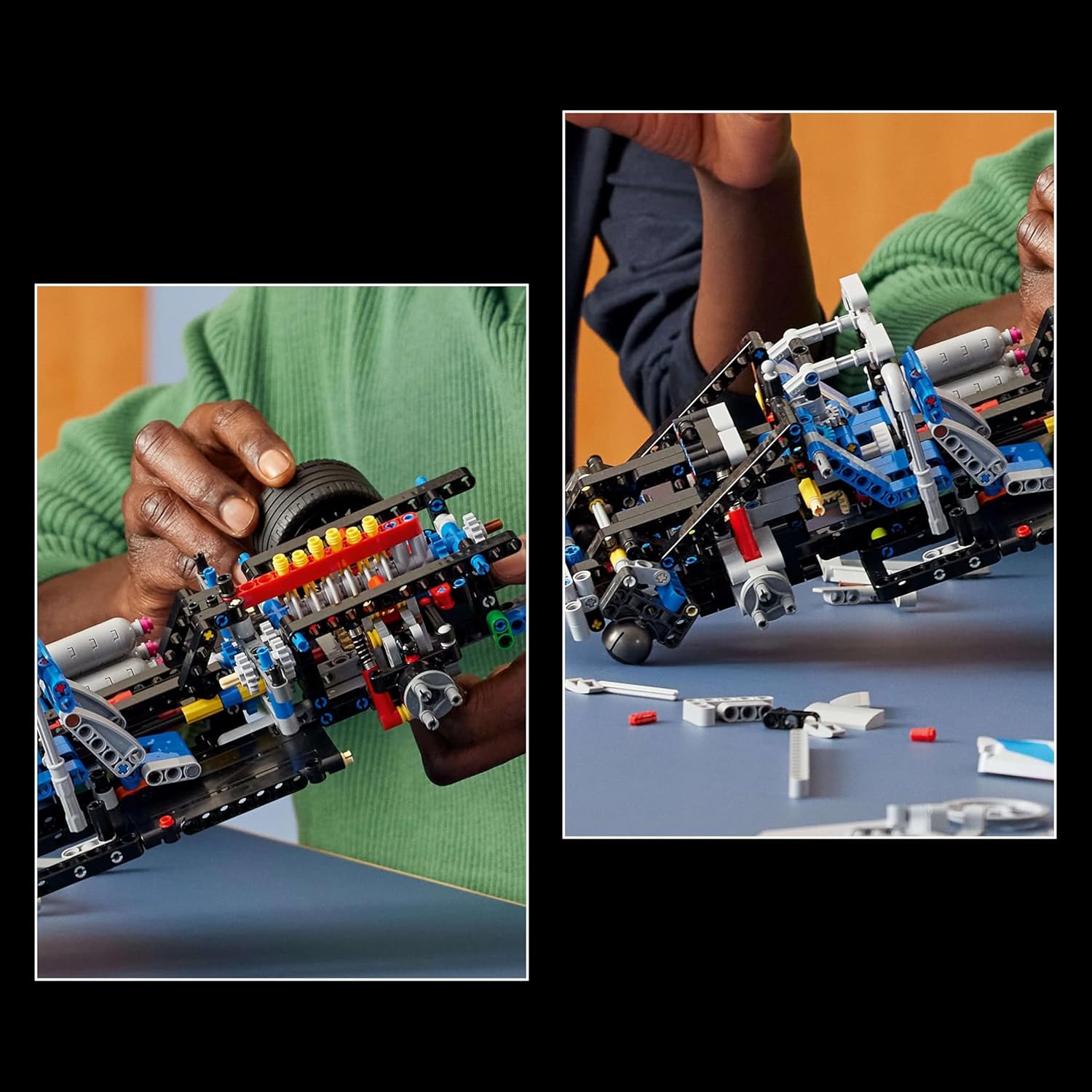 LEGO Technic 2 Fast 2 Furious Nissan Skyline GT-R (R34) Car Model Kit for Adults - incl. a Drift Function, Steering, Suspension & a 6-Cylinder Engine - Collectible Gift for Fans - 42210