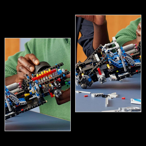 LEGO Technic 2 Fast 2 Furious Nissan Skyline GT-R (R34) Car Model Kit for Adults - incl. a Drift Function, Steering, Suspension & a 6-Cylinder Engine - Collectible Gift for Fans - 42210