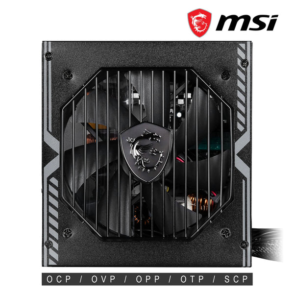 MSI MPG A1000G PCIE5 Power Supply Unit, UK Plug - 1000W, 80 Plus Gold Certified, Fully Modular ATX 3.0, PCIe 5.0 GPU Support, Japanese 105°C Capacitors, 0% RPM Mode, Flat Cables - 10 Year Warranty