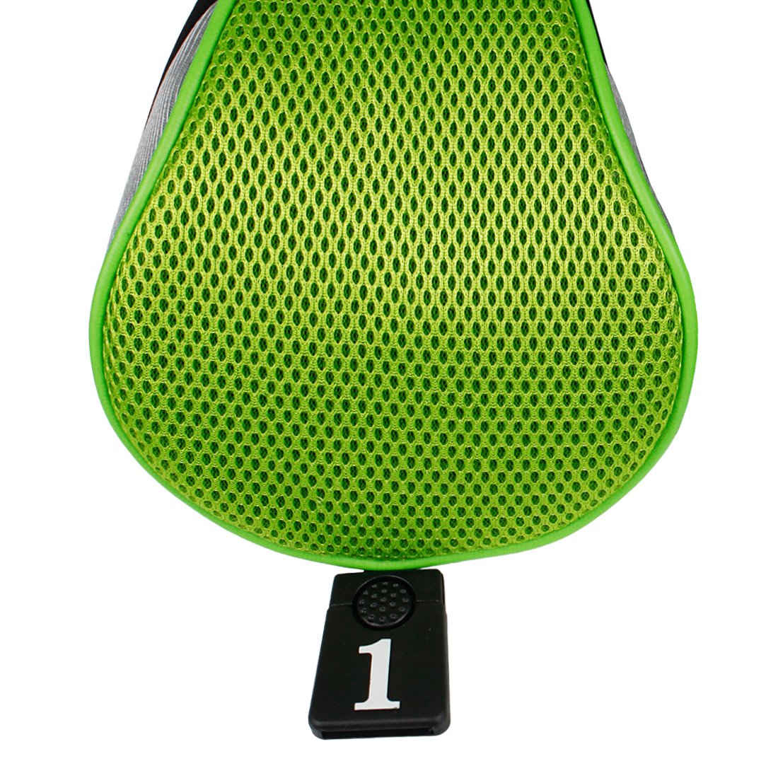 Andux 4pcs/Set Golf Wood Club Head Covers 460cc Driver with Long Neck Green