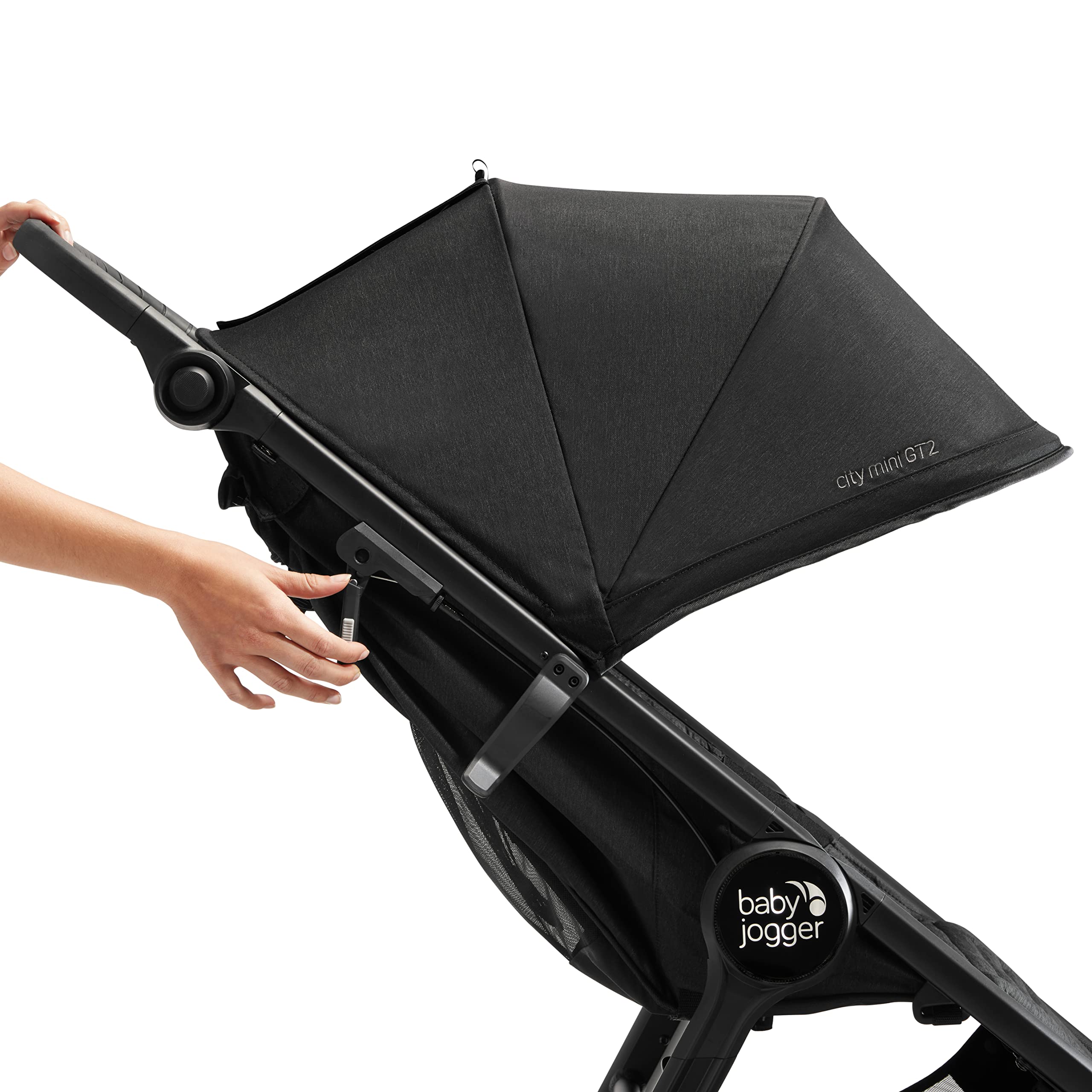 Baby Jogger City Mini GT2 All-Terrain Pushchair | Lightweight, Foldable Stroller | Opulent Black